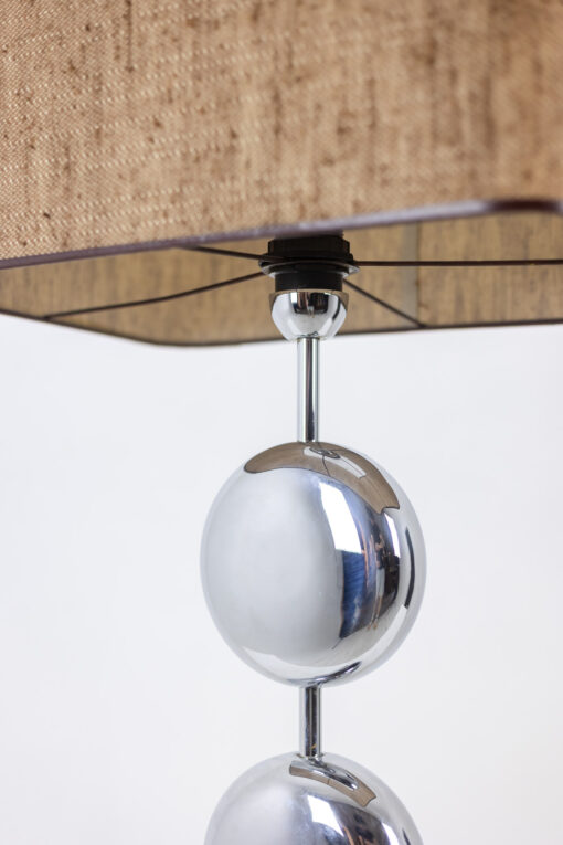 Chrome-Plated Chalier Table Lamp, Paris, circa 1970 - Image 4