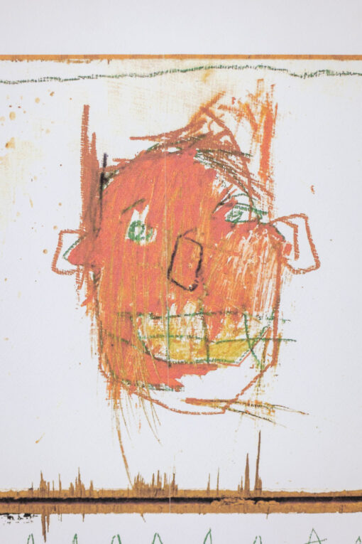 Numbered Color Silkscreen Print, Jean-Michel Basquiat, 1990s - Image 4
