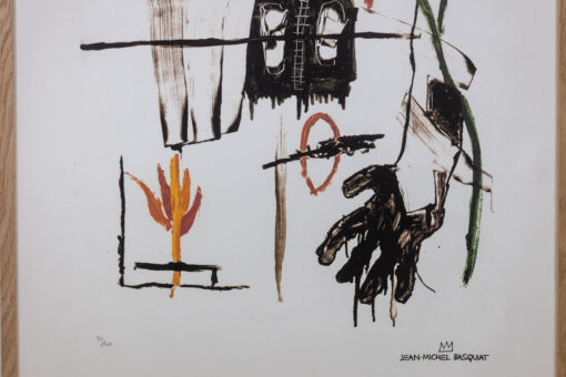 Basquiat Color Silkscreen Print, Numbered, 1990s - Image 4