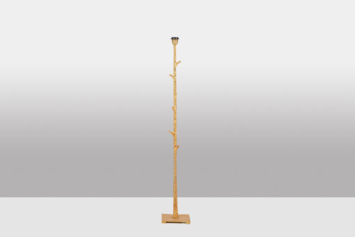 Pair of Gold Metal Floor Lamps, 20th century. - Image 4