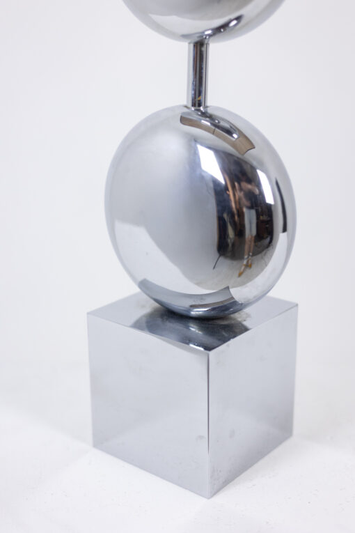 Chrome-Plated Chalier Table Lamp, Paris, circa 1970 - Image 5