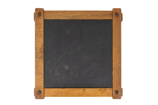 Pair of Brutalist Coffee Tables in oak and slate. Circa 1960. - Image 6