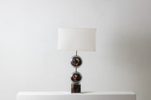 Chrome-Plated Chalier Table Lamp, Paris, circa 1970 - Image 7