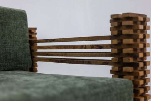 Kapla 3-Seater Sofa or Wall-Mounted Bench, 1960s. - Image 8
