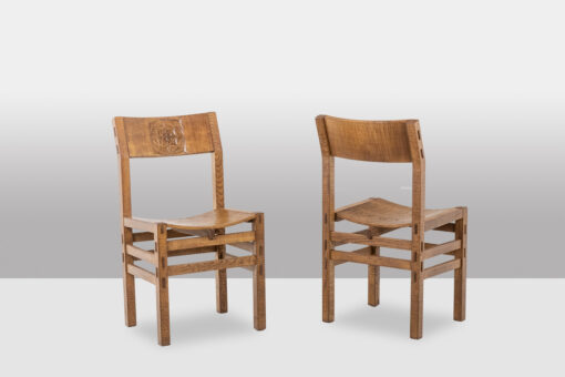 Brutalist-style Table and Chairs, Officina Rivadossi, Italy, circa 1970 - Image 10