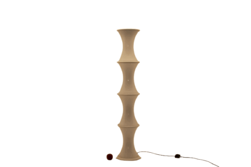 Bamboo Floor Lamp, Enrico Tronconi, in white opal glass, 1970s - Image 10