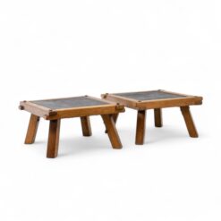 Pair of Brutalist Coffee Tables - Styylish