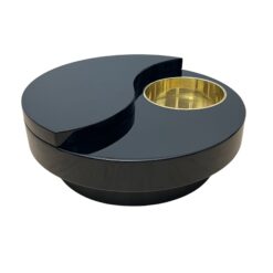 Willy Rizzo "Yin Yang" Coffee Table, Italy circa 1970