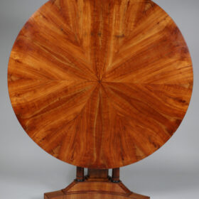Viennese Biedermeier Cherry Table, Vienna, c. 1825.