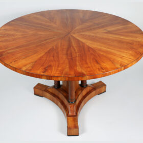 Viennese Biedermeier Cherry Table, Vienna, c. 1825.