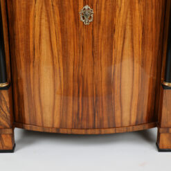 Alternative view of Pair of Biedermeier Walnut Trumeau Cabinets. Vienna, c. 1825.