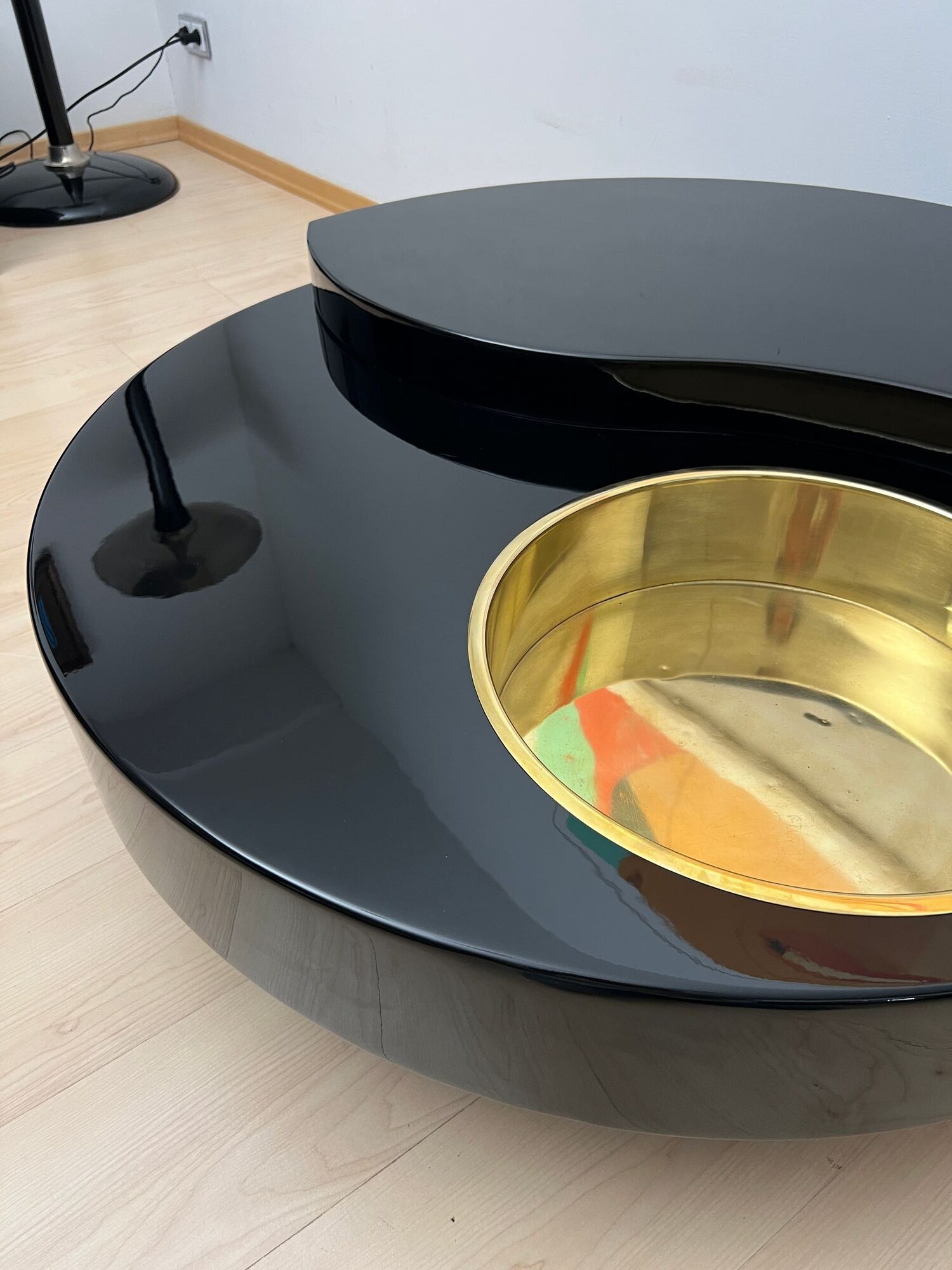 Willy Rizzo "Yin Yang" Coffee Table, Italy circa 1970 - Image 18