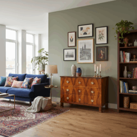 Biedermeier Walnut Chest of Drawers, 1820