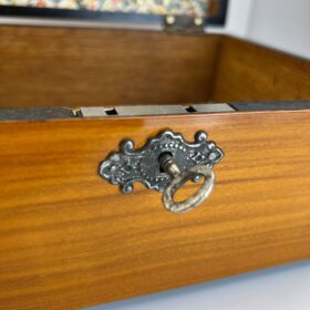 Biedermeier Box, Cherry Veneer, South Germany circa 1820