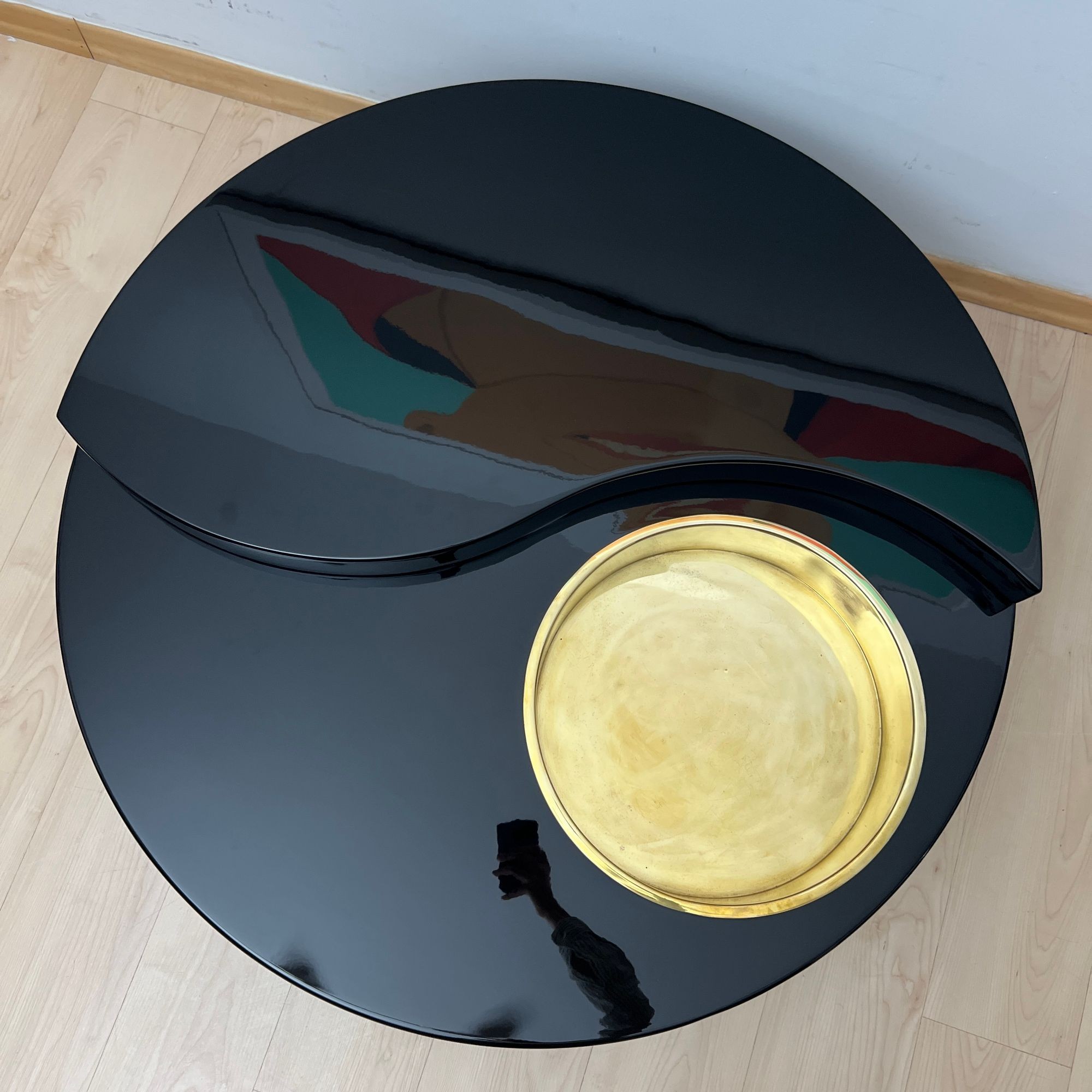 Willy Rizzo "Yin Yang" Coffee Table, Italy circa 1970 - Image 3