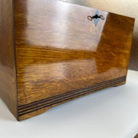 Art Nouveau Oak Box, Partly Ebonized, Austria, circa 1900