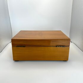 Biedermeier Box, Cherry Veneer, South Germany circa 1820