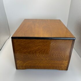 Art Nouveau Oak Box, Partly Ebonized, Austria, circa 1900