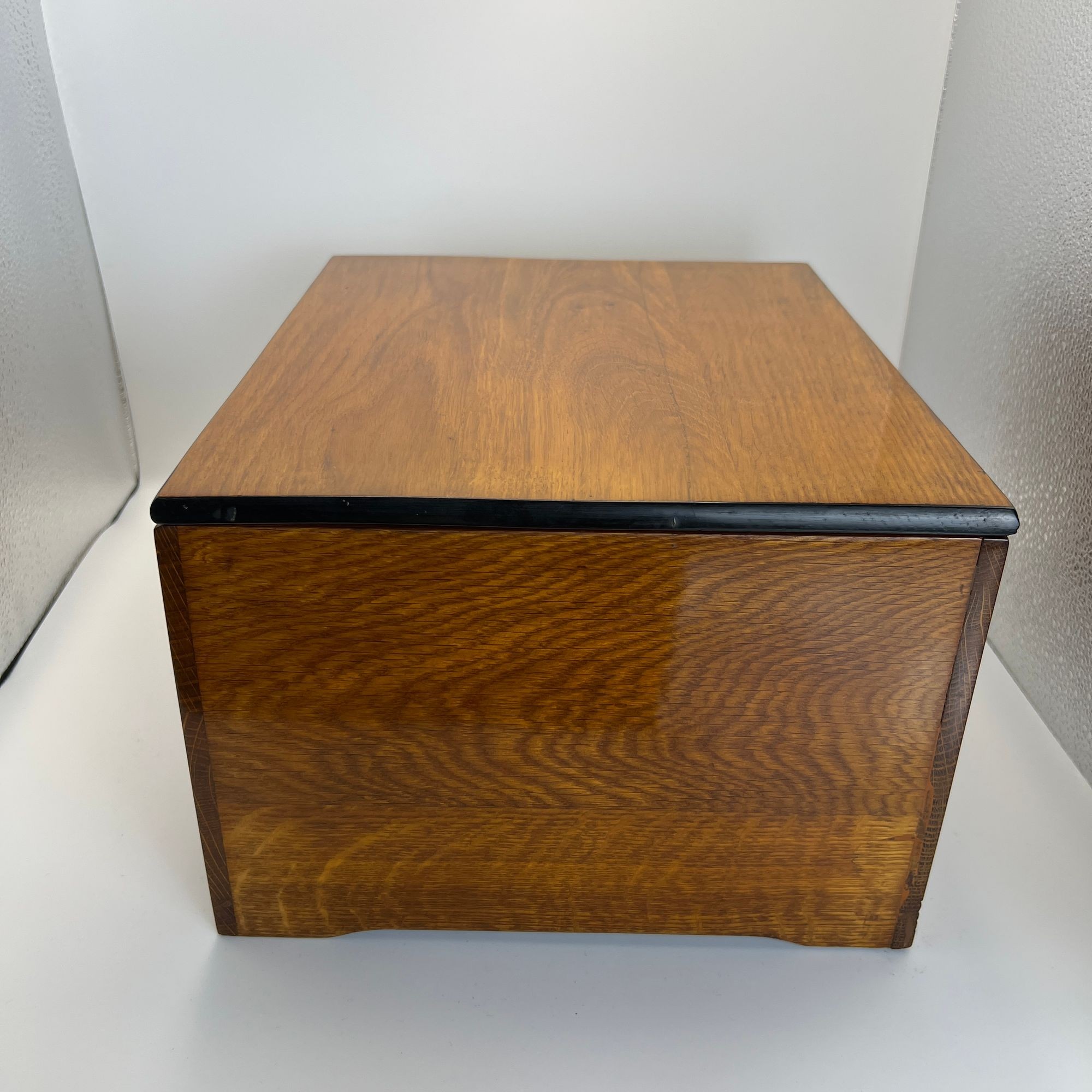 Art Nouveau Oak Box, Partly Ebonized, Austria, circa 1900 - Image 5