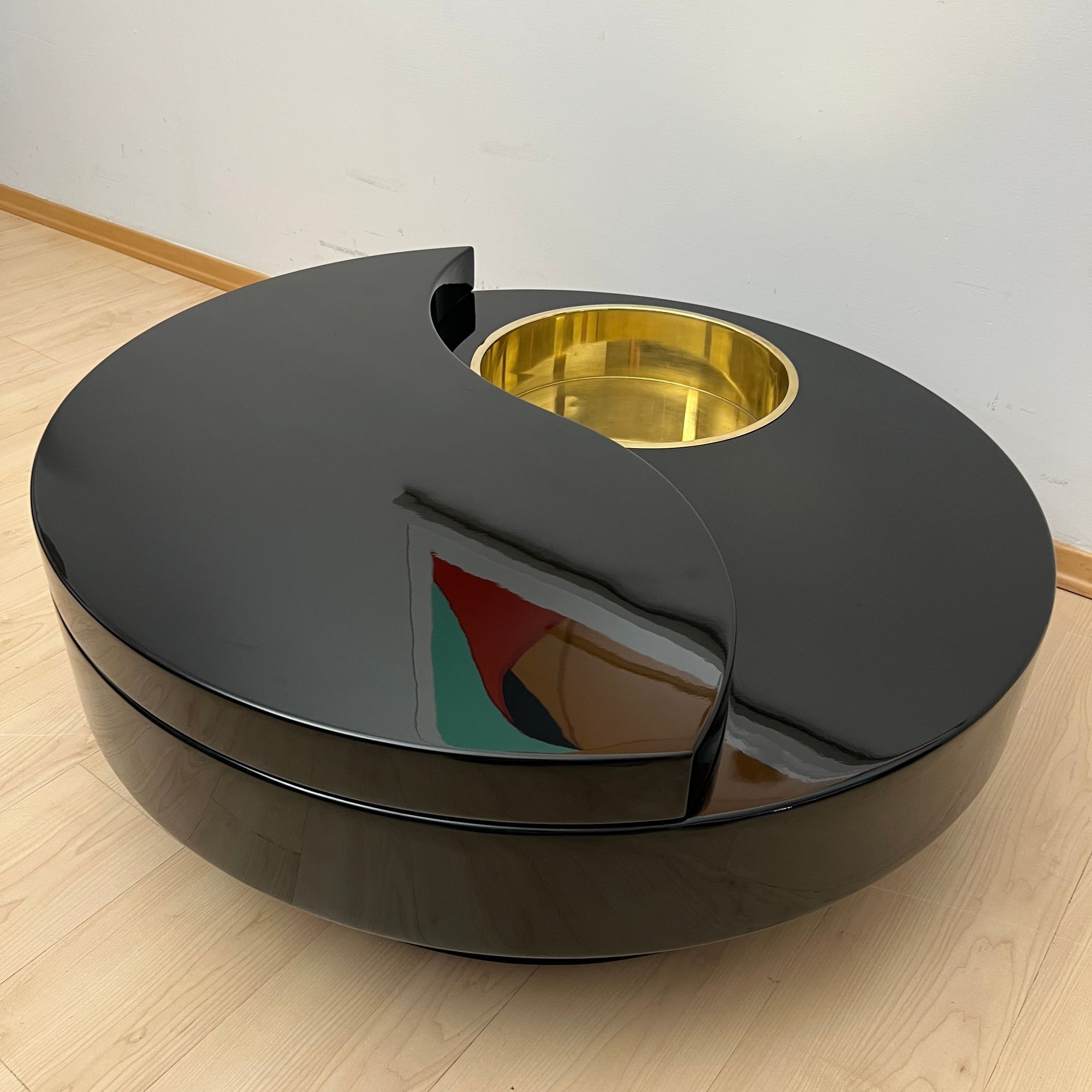 Willy Rizzo "Yin Yang" Coffee Table, Italy circa 1970 - Image 5