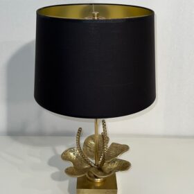Nenuphar Table Lamp, Attributed to Maison Charles. Circa 1970