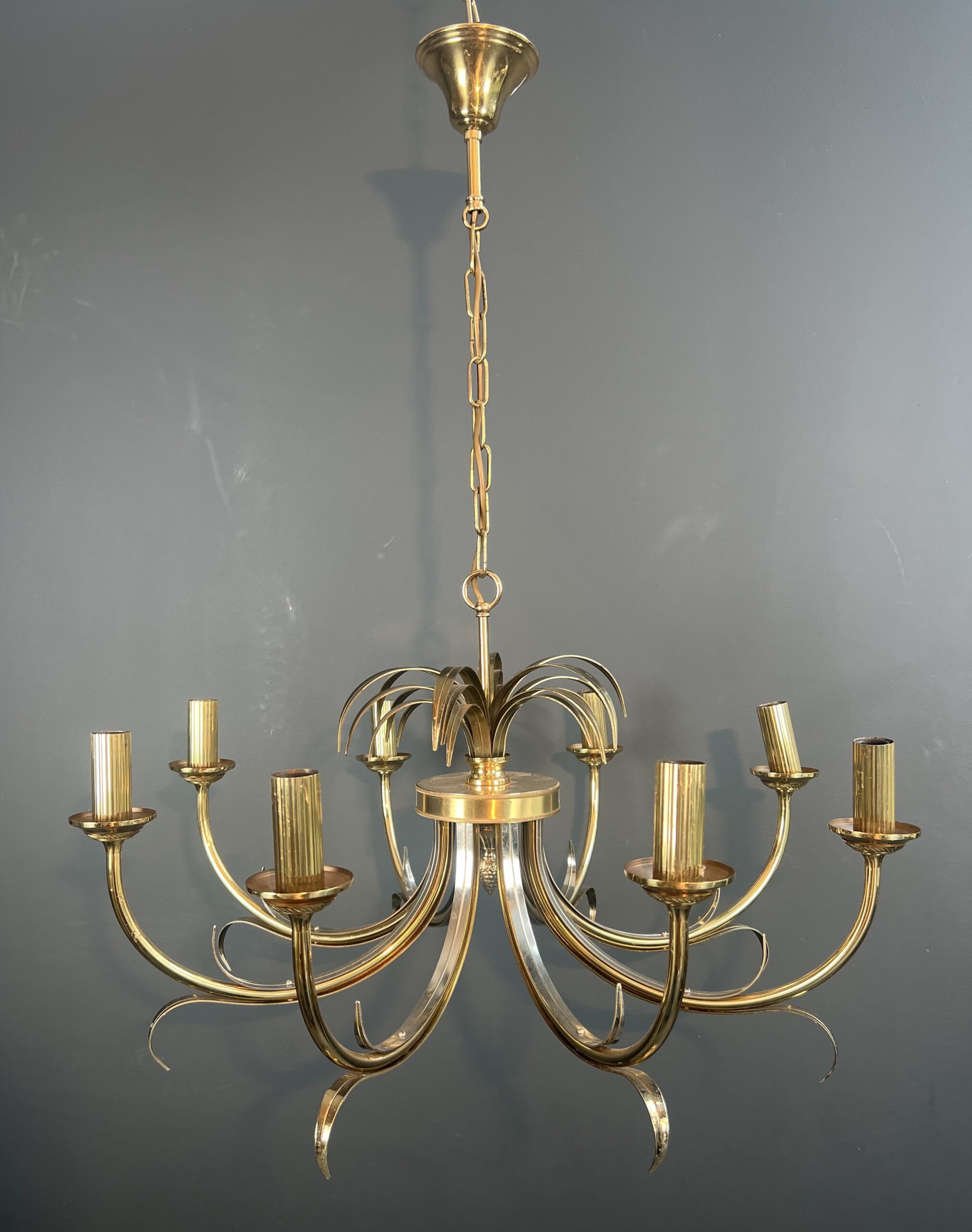 French Pineapple Chandelier in the Style of Maison Charles - Image 2
