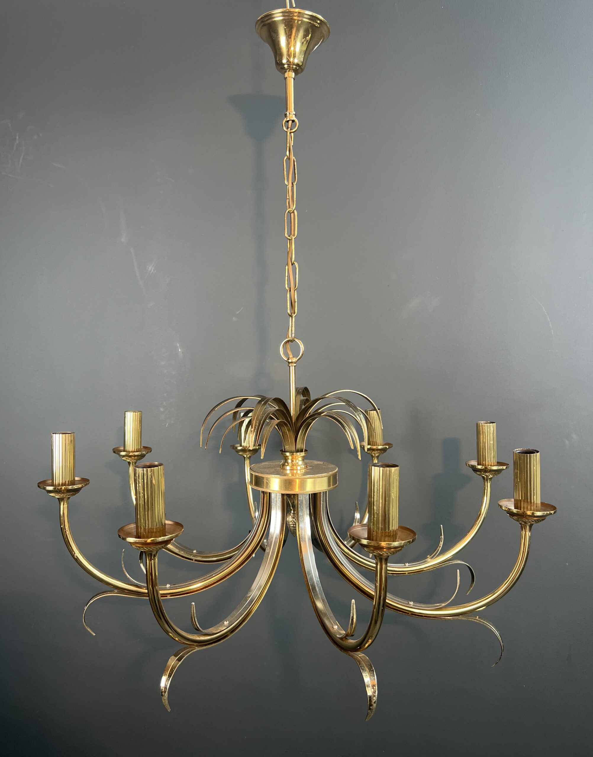 French Pineapple Chandelier in the Style of Maison Charles - Image 10