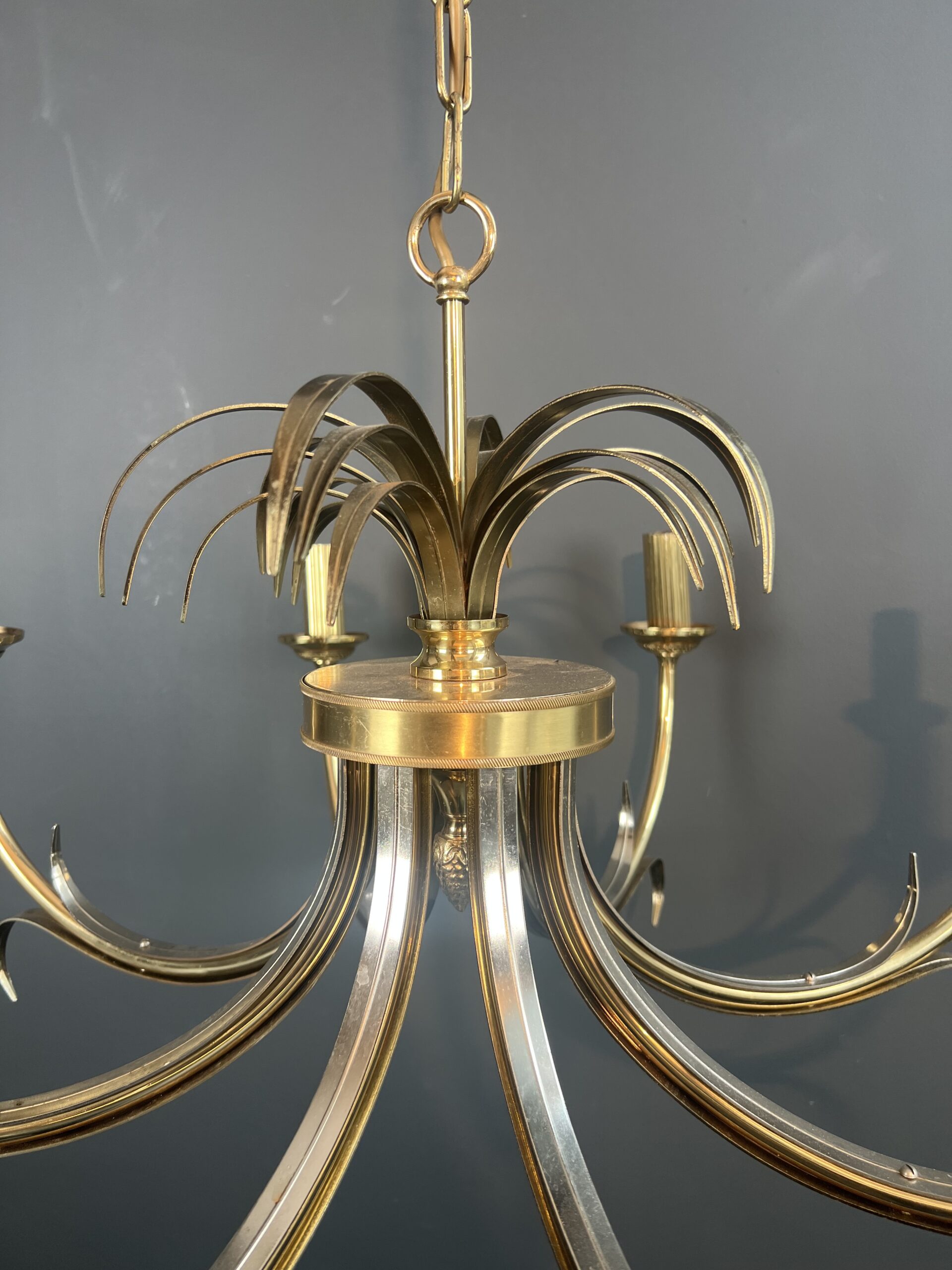 French Pineapple Chandelier in the Style of Maison Charles - Image 12