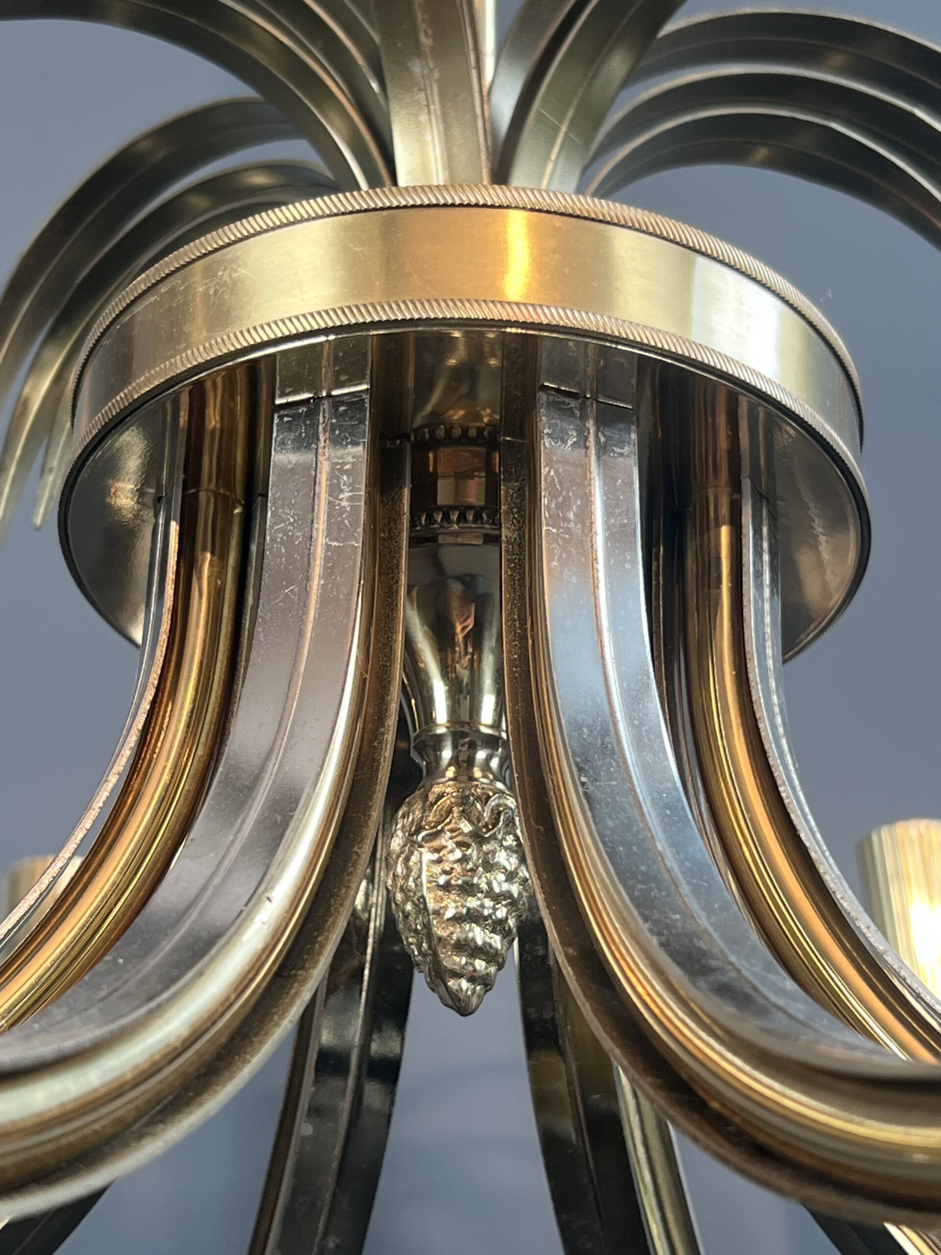 French Pineapple Chandelier in the Style of Maison Charles - Image 13