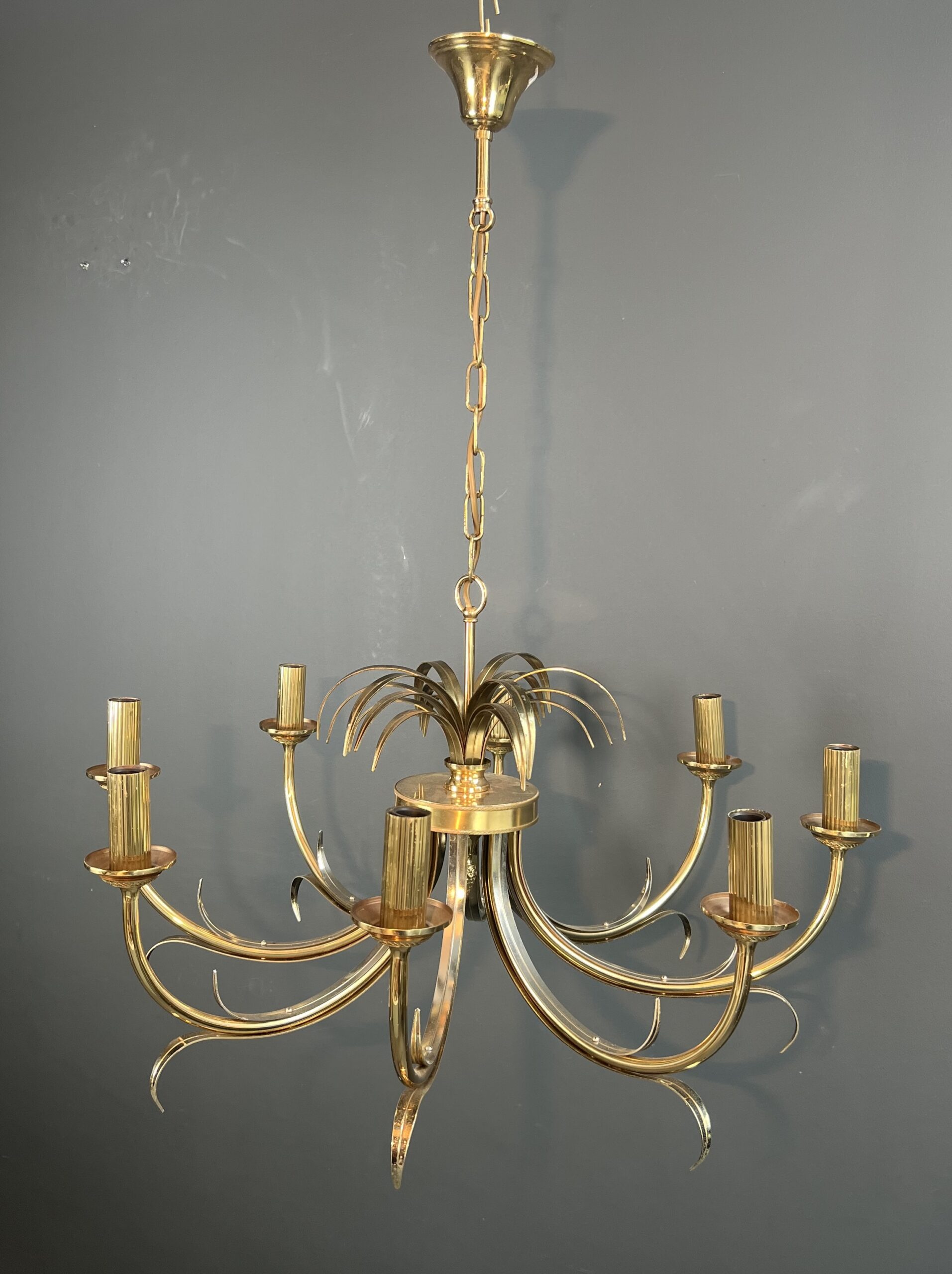 French Pineapple Chandelier in the Style of Maison Charles - Image 15