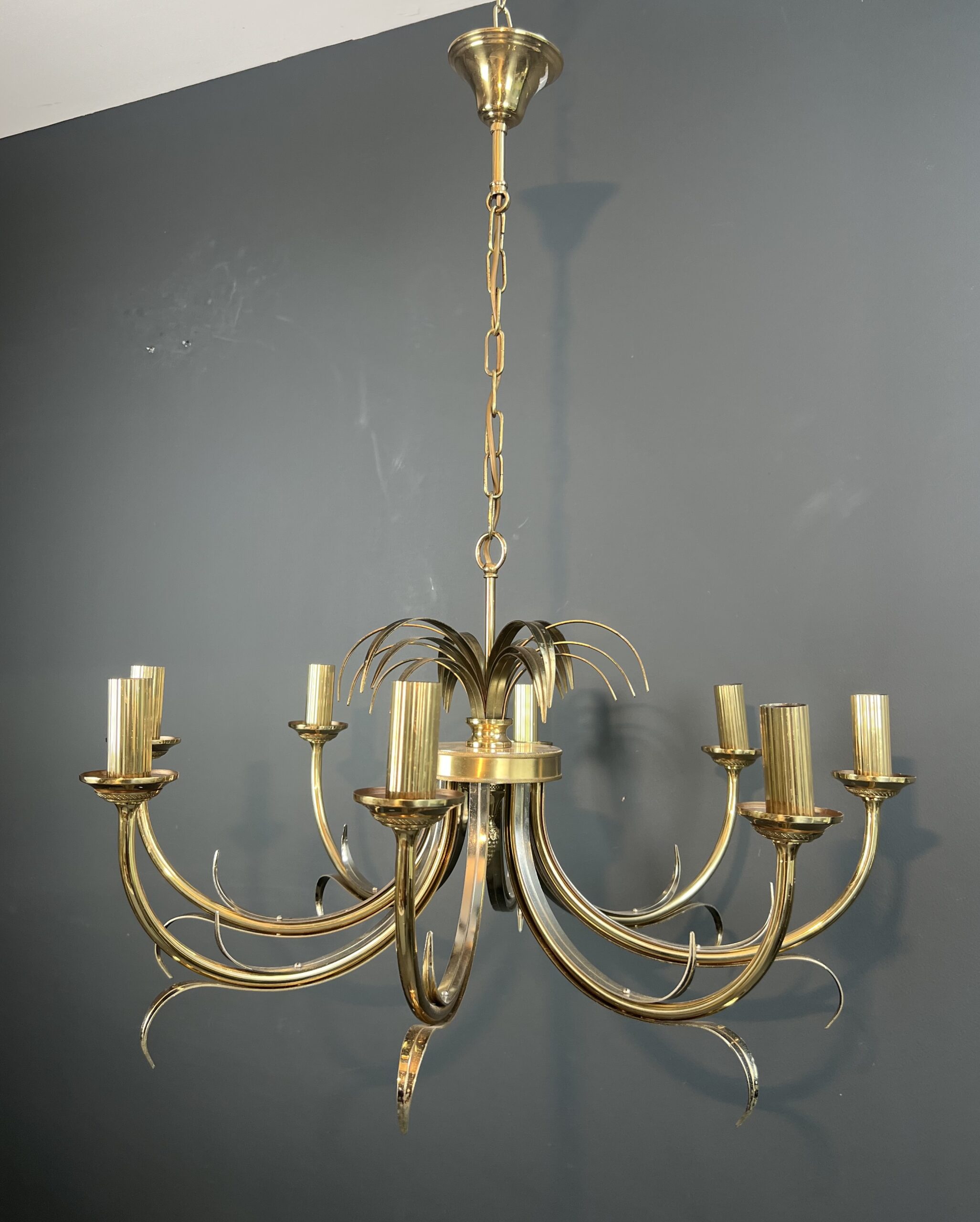 French Pineapple Chandelier in the Style of Maison Charles - Image 16