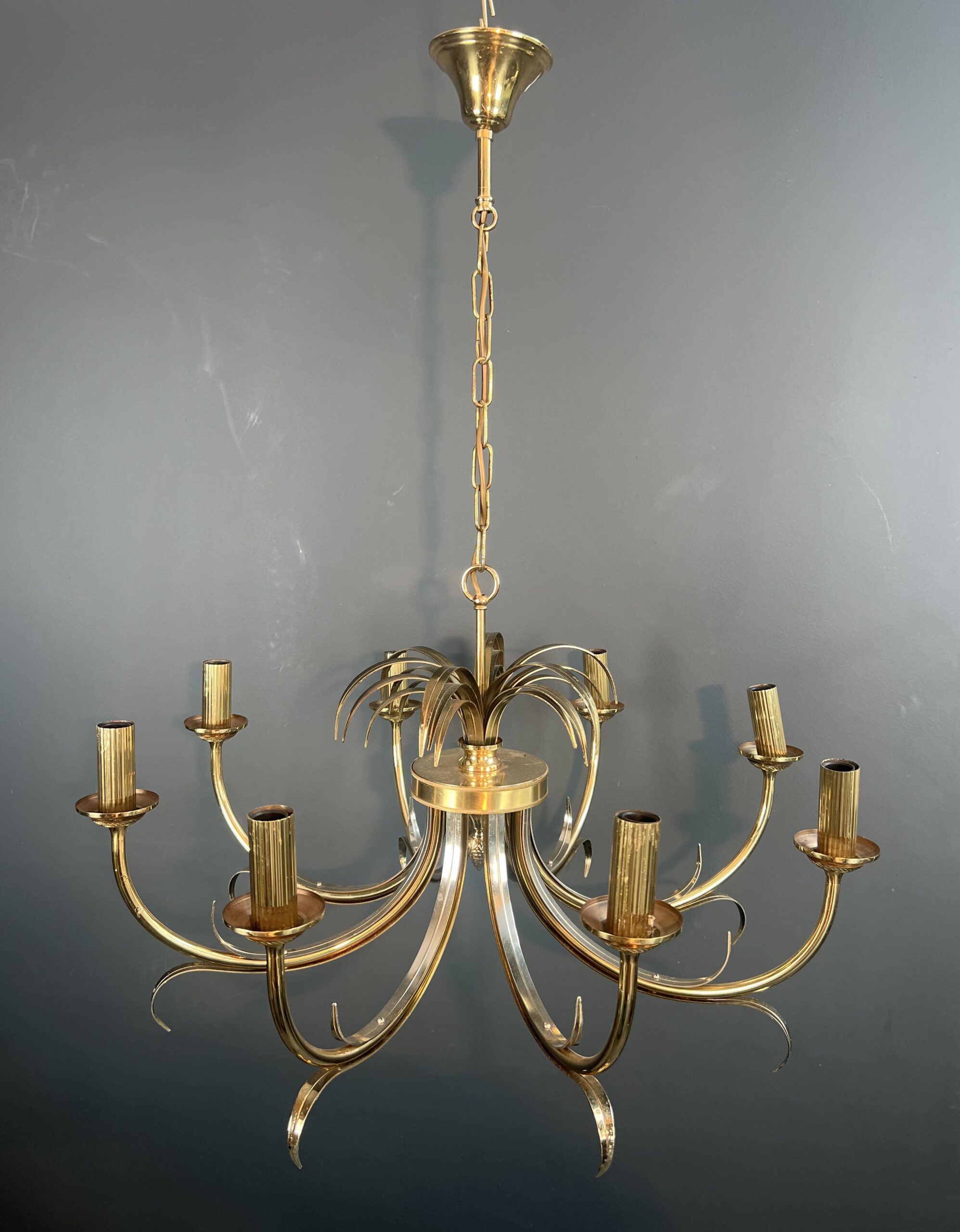 French Pineapple Chandelier in the Style of Maison Charles - Image 17