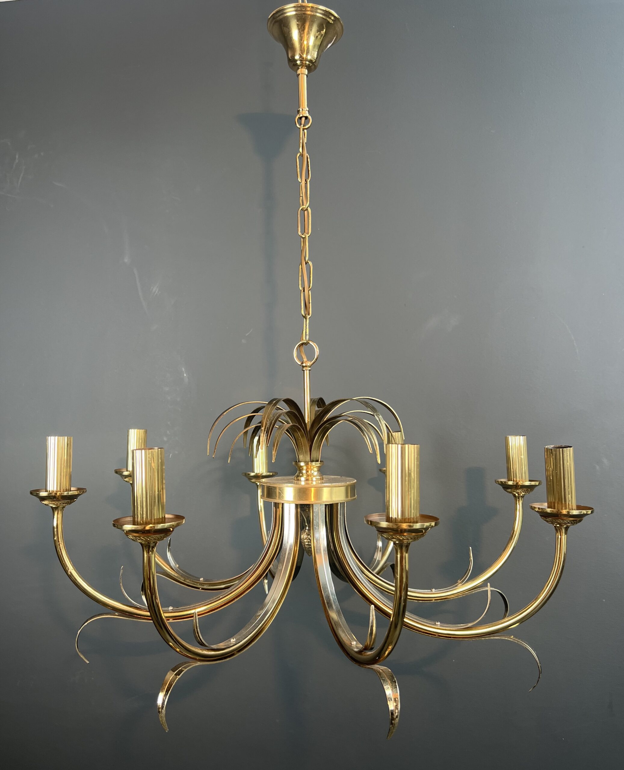 French Pineapple Chandelier in the Style of Maison Charles - Image 18