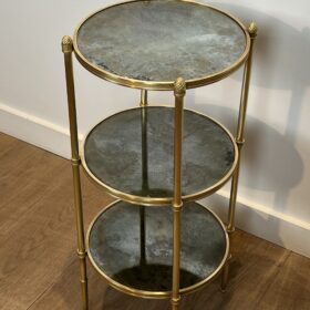 Maison Baguès Three-Tier Guéridon, 1940's