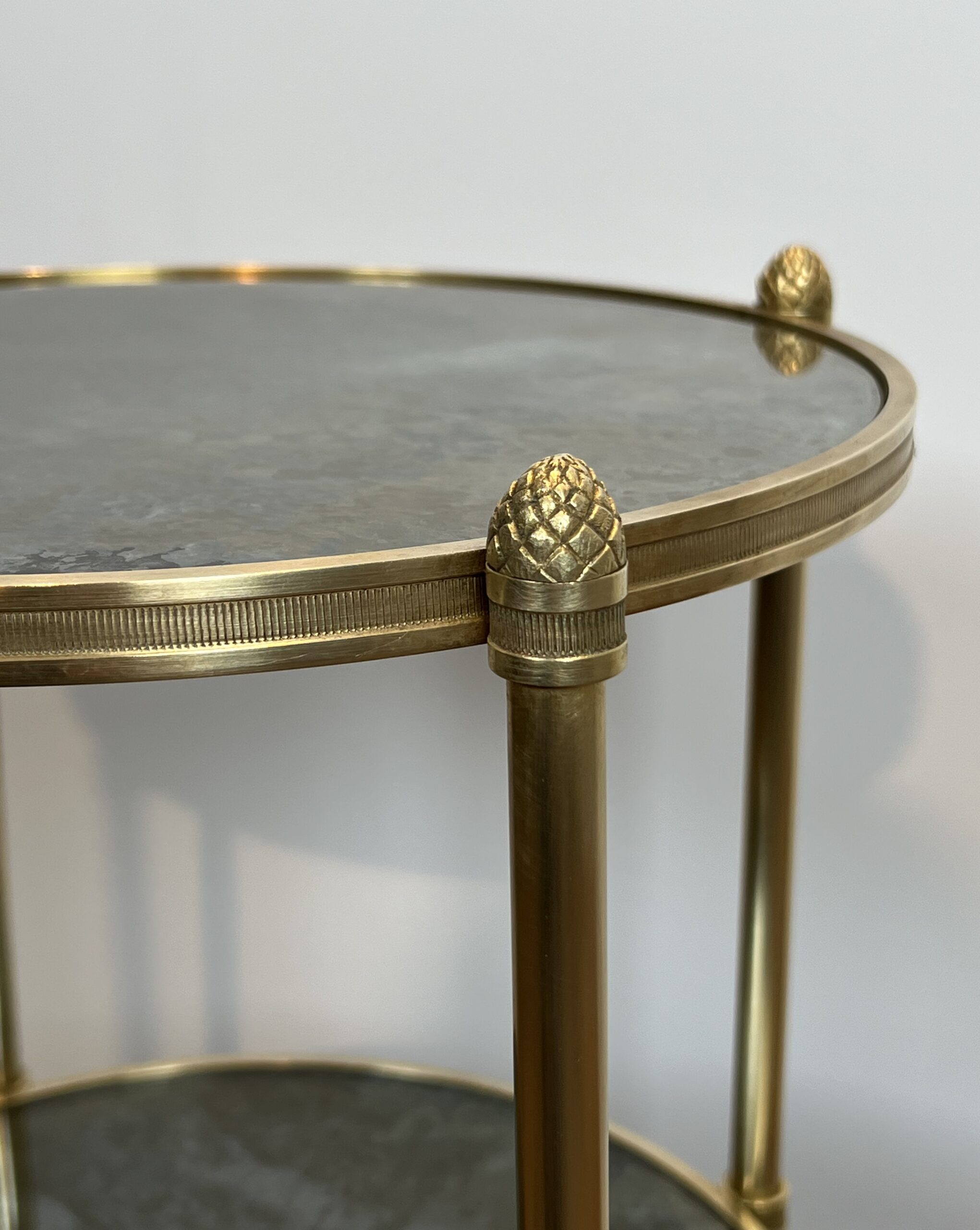 Maison Baguès Three-Tier Guéridon, 1940's - Image 5