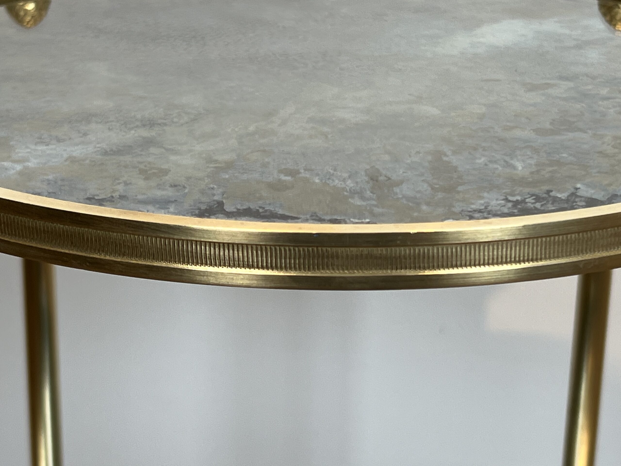 Maison Baguès Three-Tier Guéridon, 1940's - Image 7