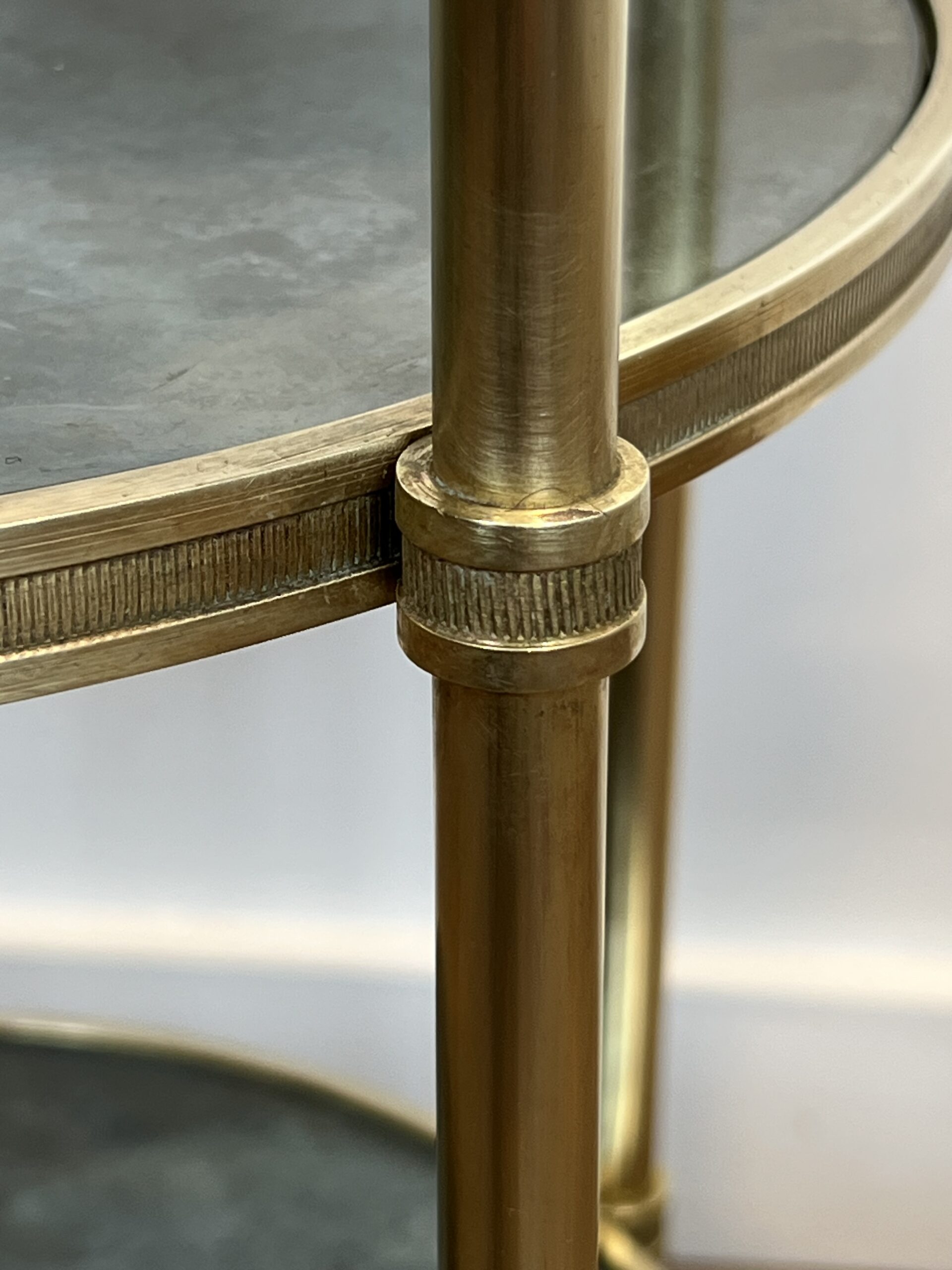 Maison Baguès Three-Tier Guéridon, 1940's - Image 8