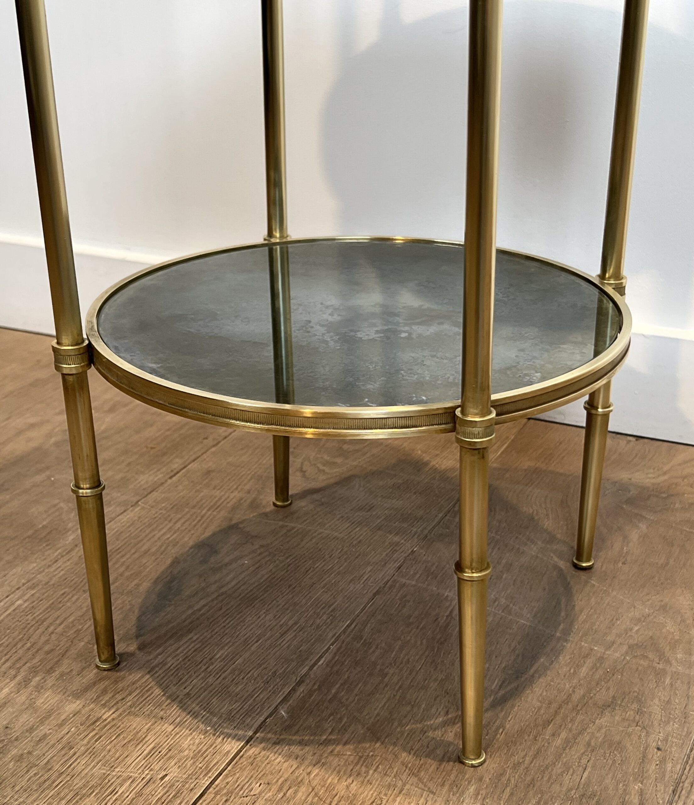 Maison Baguès Three-Tier Guéridon, 1940's - Image 9