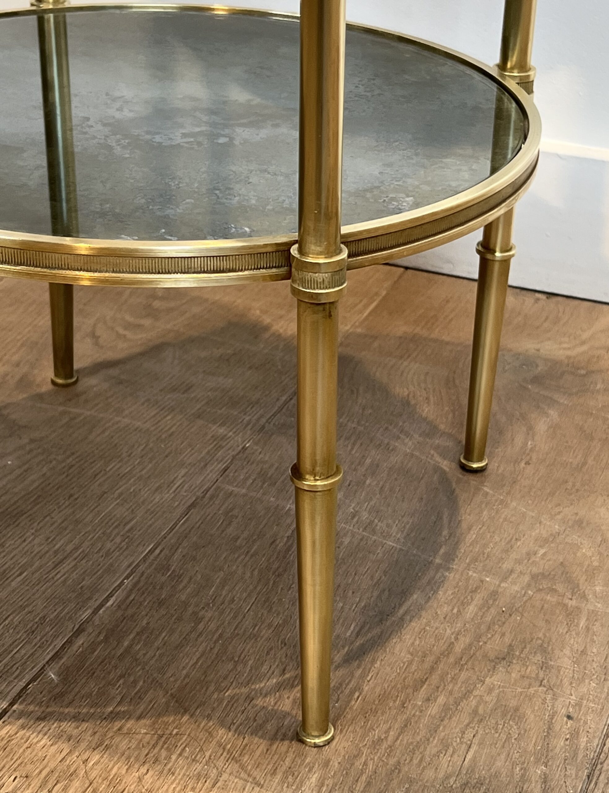 Maison Baguès Three-Tier Guéridon, 1940's - Image 10