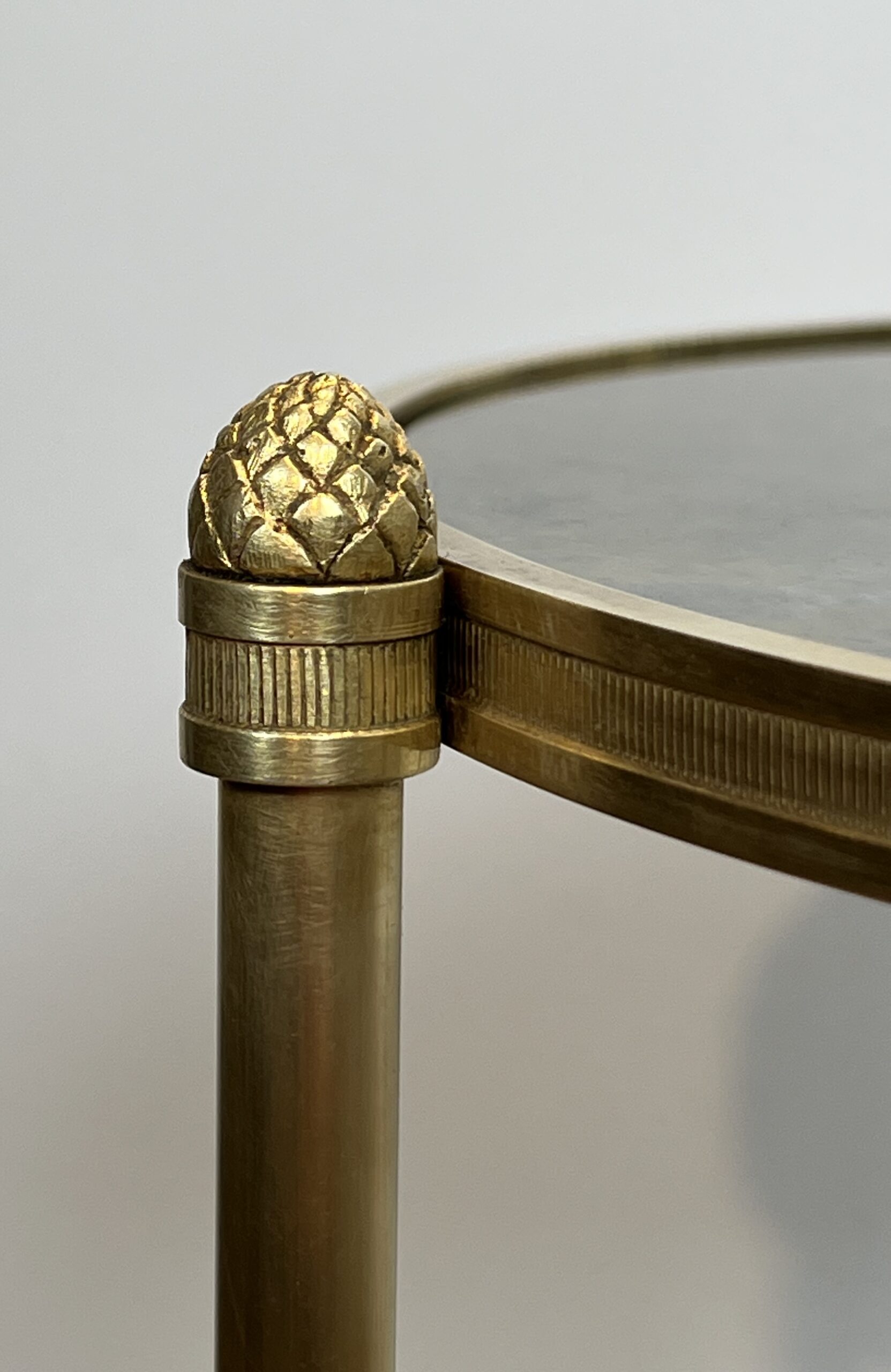 Maison Baguès Three-Tier Guéridon, 1940's - Image 13