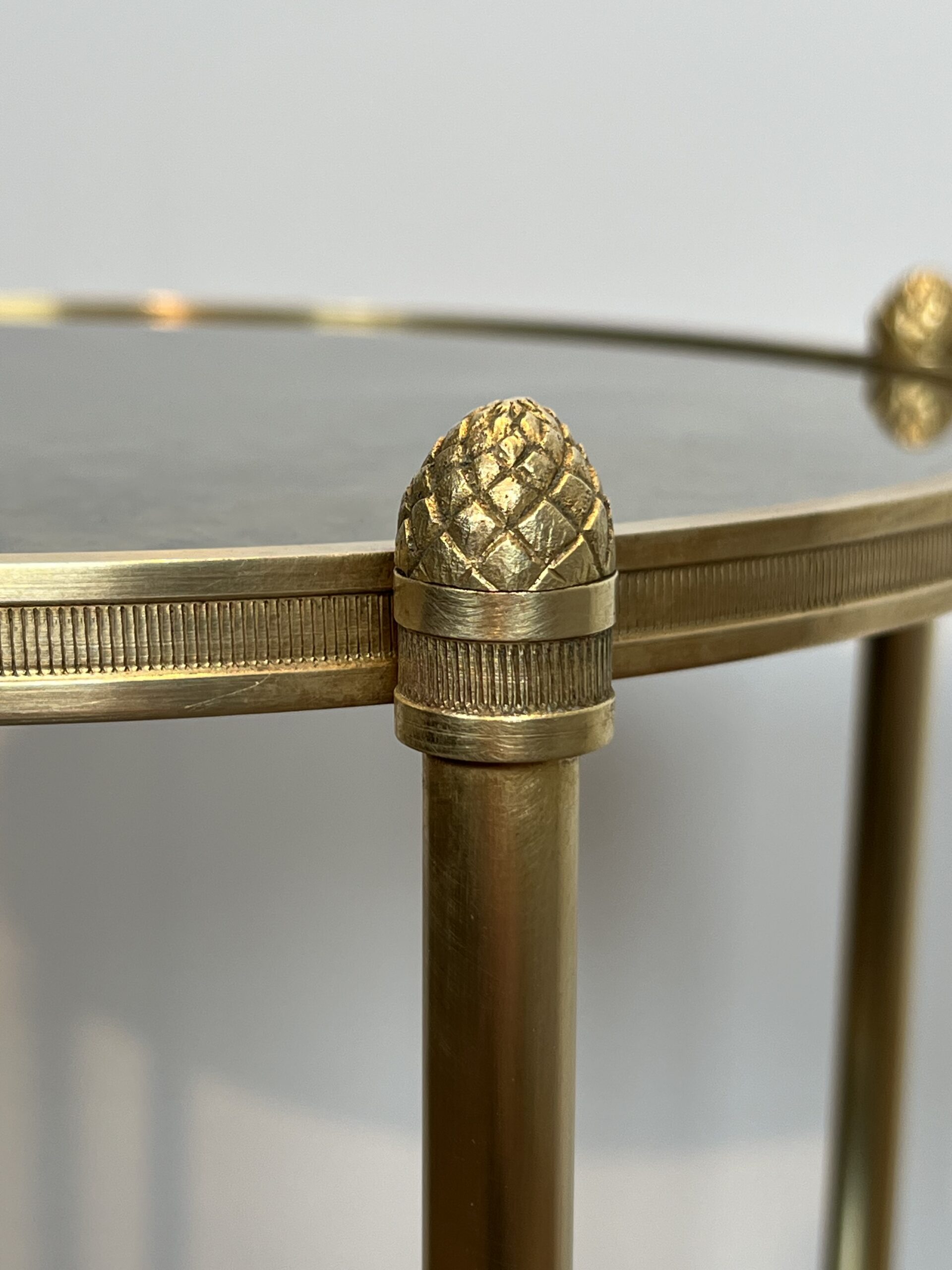 Maison Baguès Three-Tier Guéridon, 1940's - Image 14