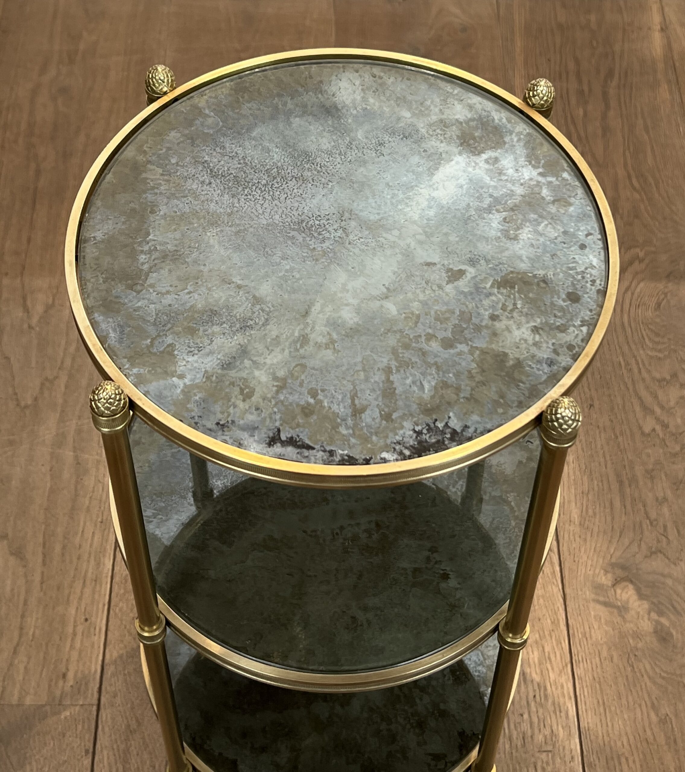 Maison Baguès Three-Tier Guéridon, 1940's - Image 16