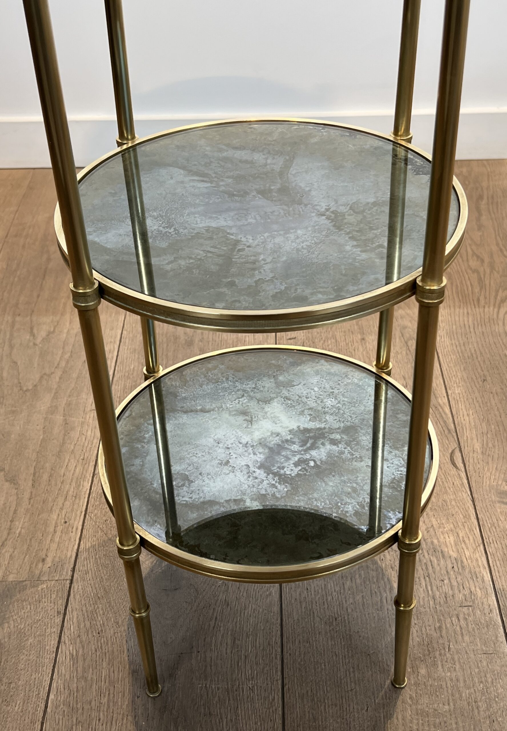 Maison Baguès Three-Tier Guéridon, 1940's - Image 17