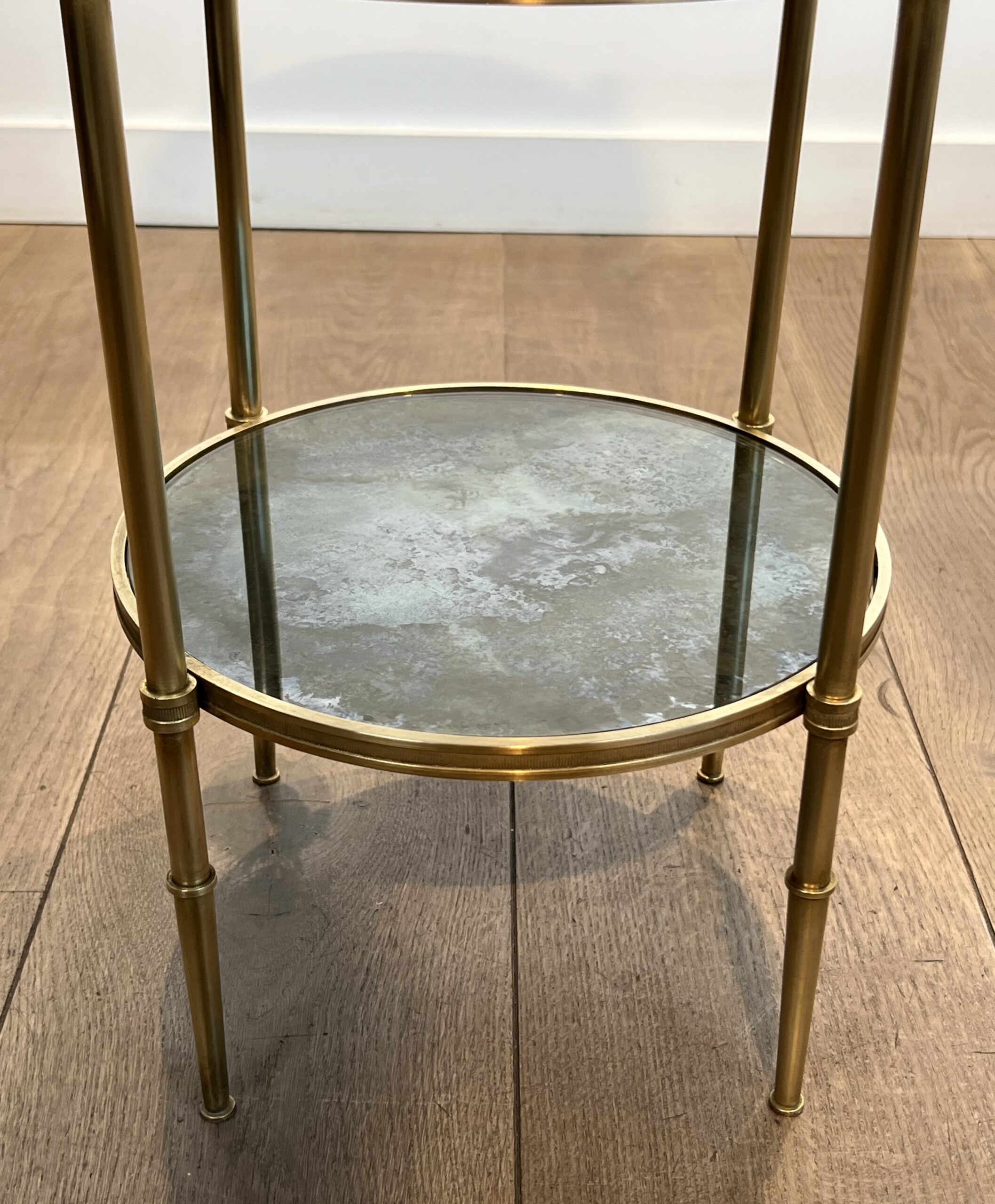 Maison Baguès Three-Tier Guéridon, 1940's - Image 18