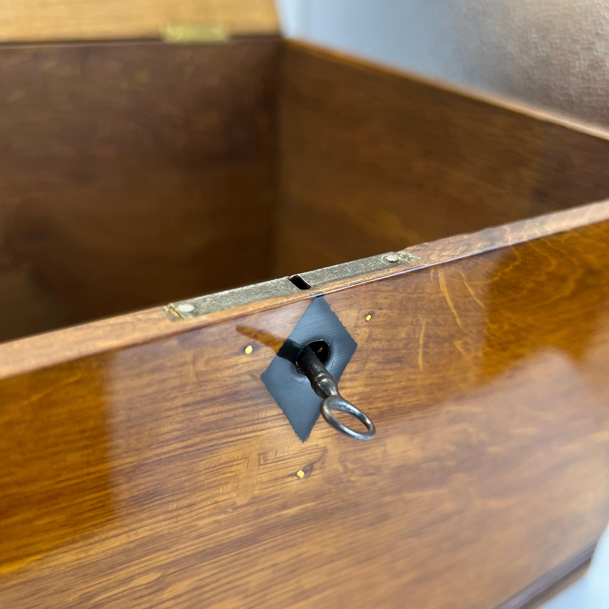 Art Nouveau Oak Box, Partly Ebonized, Austria, circa 1900 - Image 10