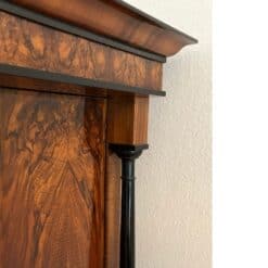 Neoclassical Early Biedermeier Armoire, Walnut Veneer and Full Columns, Austria, circa 1820 - Image 10