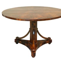Alternative view of Viennese Biedermeier pedestal table, 1825