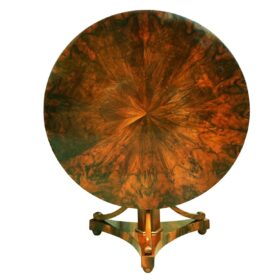 Viennese Biedermeier pedestal table, 1825