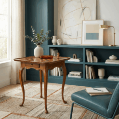 18th century Baroque chess table, Germany 1750, walnut with inlaid chessboard- in situ- Styylish