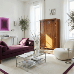 Biedermeier Armoire- in situ in a living room- Styylish